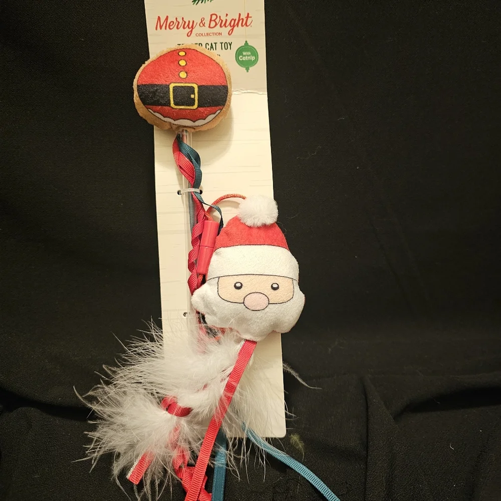Merry & Bright Cat Christmas Toy Set